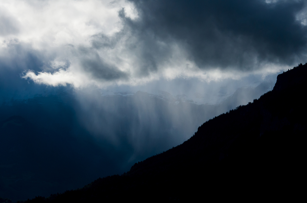 Pluie en montagne (Haute-Savoie)